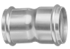 Symalit Kabelschutz-Doppelsteckmuffe PE 72/60 mm
